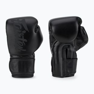 Boxerské rukavice Fairtex Microfiber Art Collection Solid black