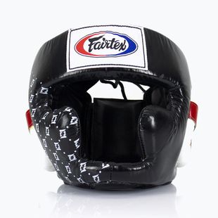 Boxerská helma Fairtex Super Sparring black/white