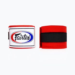 Boxerské bandáže Fairtex Handwraps 455 cm red