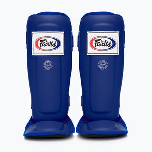 Dvojité polstrované chrániče holeně Fairtex In-Step modré