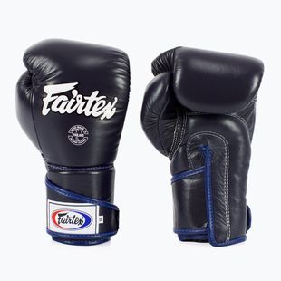 Stylové boxerské rukavice Fairtex Angular Sparring - uzamčený palec modré