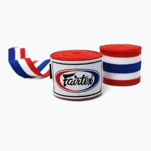 Boxerské bandáže Fairtex Handwraps 300 cm red/white/blue