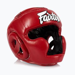 Dětská boxerská helma   Fairtex Headguard for Kids red