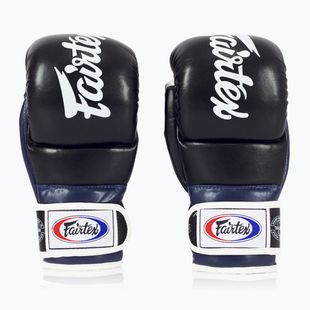 Fairtex Super Sparring Grapplingové rukavice černá/modrá