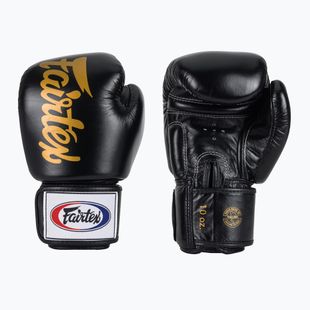 Boxerské rukavice Fairtex Deluxe Tight-Fit black