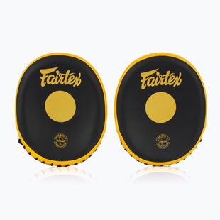 Fairtex Speed & Accuracy Focus Mitts černé/zlaté tréninkové tlapky