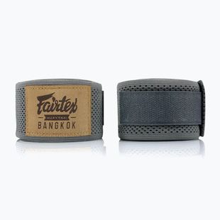 Boxerské bandáže  Fairtex Elastic Handwraps 455 cm gray