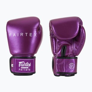 Boxerské rukavice Fairtex Metallic purple