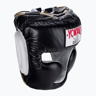 YOKKAO Training Headguard bojová sportovní přilba černá HYGL-1-1