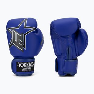 Boxerské rukavice YOKKAO Institution Boxing blue