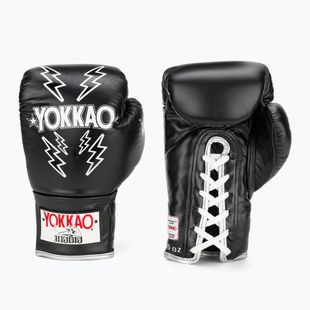 Pánské boxerské rukavice YOKKAO Stadium Lace Up black