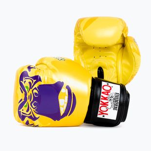 Pánské boxerské rukavice YOKKAO Primate yellow