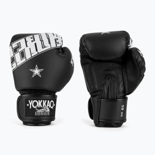 Boxerské rukavice YOKKAO Lettering Boxing black