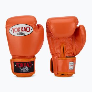 Pánské boxerské rukavice YOKKAO Matrix orange ibis