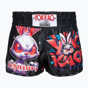 Pánské tréninkové šortky YOKKAO Angry Rabbit Muay Thai black