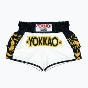 Pánské tréninkové šortky YOKKAO Original Muay Thai white