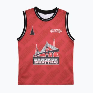 Pánské tréninkové tričko YOKKAO Basket Bridge Tank Top red