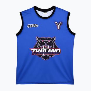 Pánské tréninkové tričko YOKKAO Tiger Workout Tank Top blue
