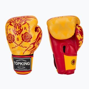 Boxerské rukavice  Top King Boxing Dragon yellow