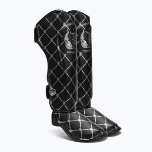 Chrániče holenních kostí a chodidel Top King Chain black/silver