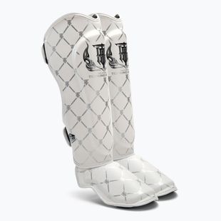 Chrániče holenních kostí a chodidel Top King Chain white/silver