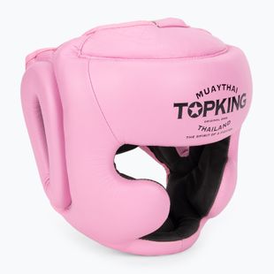 Boxerská helma Top King Full Coverage pink
