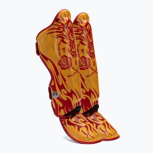 Chrániče holenních kostí a chodidel Top King Dragon yellow