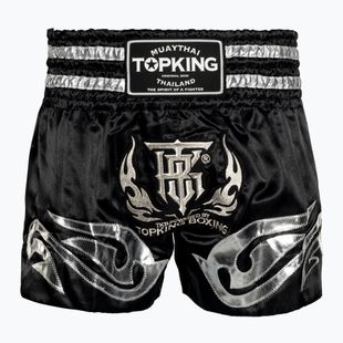 Trenky Top King Kickboxing black/silver