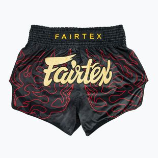 Tréninkové šortky Fairtex Muay Thai BS1920 'Lava' černé