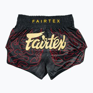 Tréninkové šortky Fairtex Muay Thai BS1921 'Volcano' černé