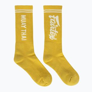 Ponožky  Fairtex SOCK2 yellow