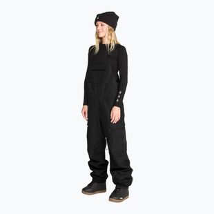 Dámské snowboardové kalhoty Volcom Crestron 3D Stretch Bib Overall black