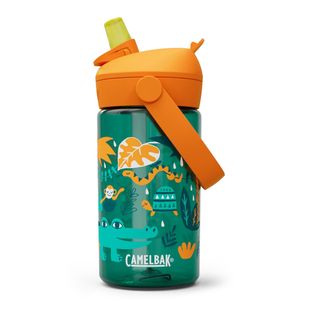 Cestovní láhev CamelBak Thrive Flip Straw Kids 400 ml jungle animals