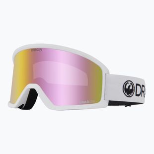 Lyžařské brýle DRAGON DX3 OTG white/lumalens pink ion