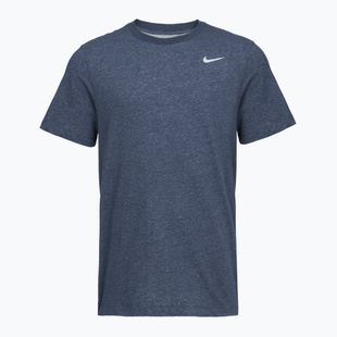 Pánské tričko Nike Dri-Fit smokey obsidian heather/matte silver