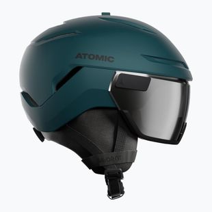 Lyžařská helma Atomic Savor GT Visor Stereo dark slate/silver stereo