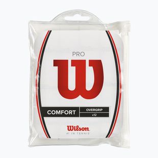 Omotávky na tenisovou raketu Wilson Pro Overgrip 12 ks white