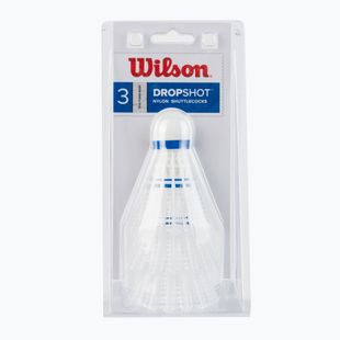 Badmintonové rakety Wilson Dropshot 3 Clamshel bílé WRT6048WH+