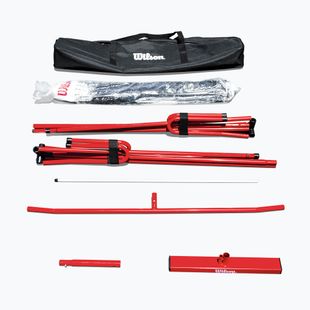 Síť na pickleball Wilson Portable Pickleball Net System white/red
