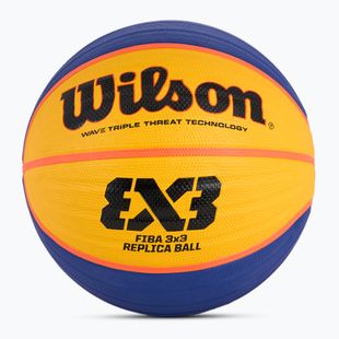 Basketbalový míč  Wilson Fiba 3x3 Replica RBR blue/yellow velikost 6