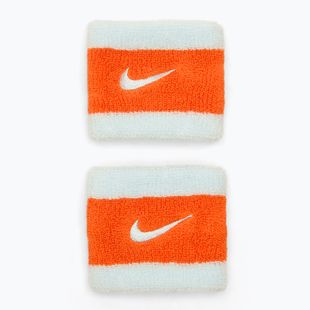 Čelenka Nike Swoosh Wristbands glacier blue/safety orange/glacier blue