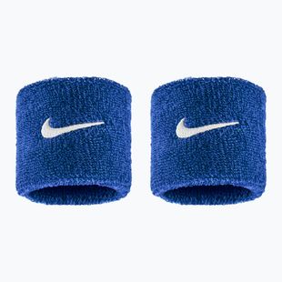 Potítka na zápěstí Nike Swoosh Classic Wristbands 2 ks. game royal/white
