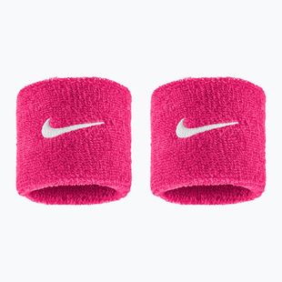 Potítka na zápěstí Nike Swoosh Classic Wristbands 2 ks. vivid pink/white