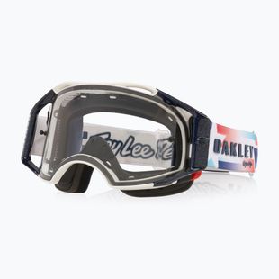 Cyklistické brýle Oakley Airbrake MTB Troy Lee Designs ice white/clear