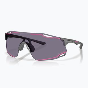Sluneční brýle Oakley Cybr Dyno matte grey smoke/prizm grey with pink ink