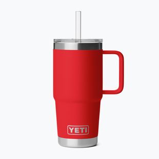 Termohrnek YETI Rambler Straw 739 ml rescue red