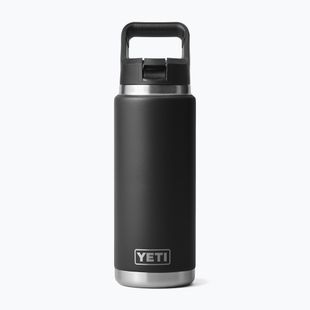 Termo láhev YETI Rambler Straw 769 ml black