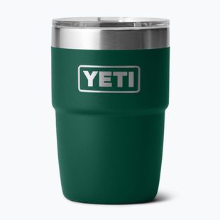 Termoska YETI Rambler Stackable 237 ml black forest green
