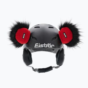 Uši na helmu Eisbar Teddy Ears black/red
