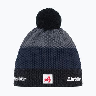 Zimní čepice Eisbar Star Pompon SA black/cobalt/anthracite